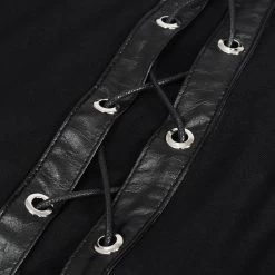 Crop Top à Capuche 'Pentagram' Noir 26 Crop Top à Capuche 'Pentagram' Noir -Magasin De Mode crop top a capuche pentagram noir 11