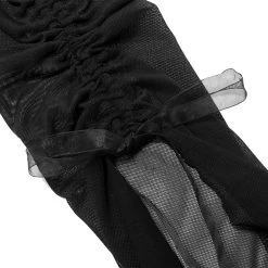 Crop Top à Manches Longues 'Dark Desire' Noir -Magasin De Mode crop top a manches longues dark desire noir 8