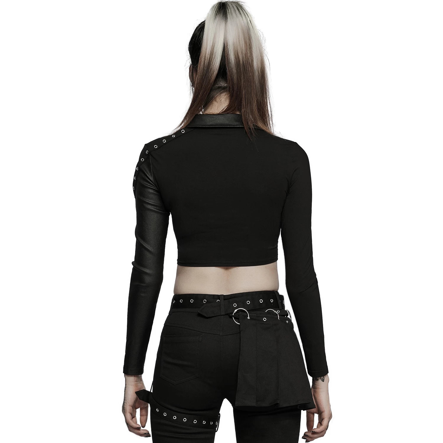 Crop Top 'Lamia' Noir 5 Crop Top 'Lamia' Noir â Image 3