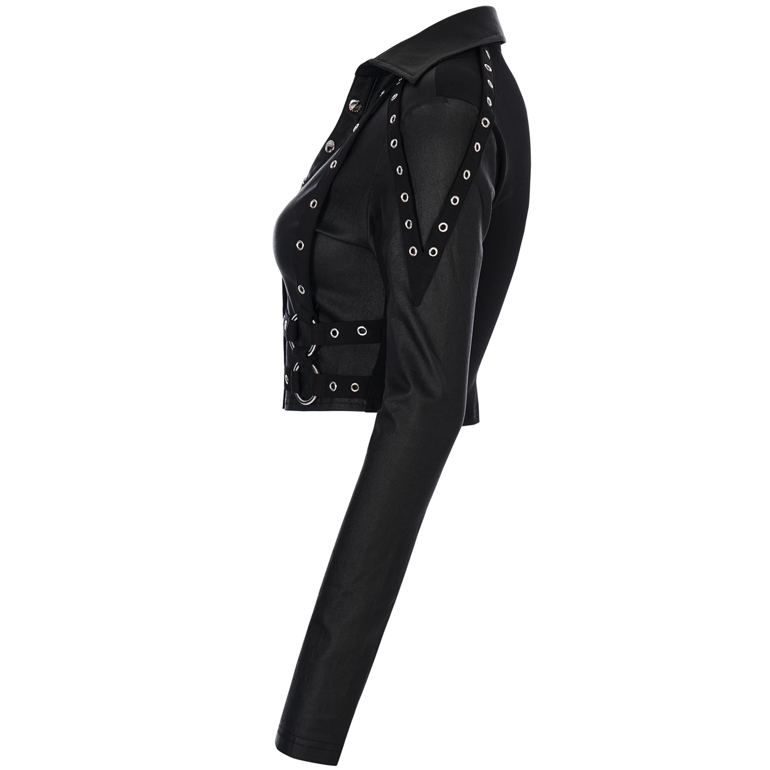 Crop Top 'Lamia' Noir 10 Crop Top 'Lamia' Noir â Image 8