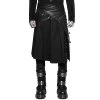 Demi-jupe Amovible Punk 'Alatheus' Noire 2 Demi-jupe Amovible Punk 'Alatheus' Noire -Magasin De Mode demi jupe amovible punk alatheus noire