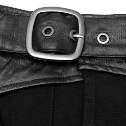 Demi-jupe Amovible Punk 'Alatheus' Noire -Magasin De Mode demi jupe amovible punk alatheus noire 14