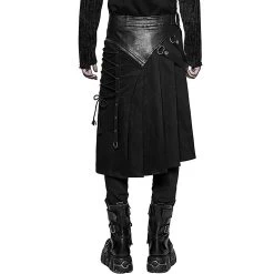 Demi-jupe Amovible Punk 'Alatheus' Noire -Magasin De Mode demi jupe amovible punk alatheus noire 8