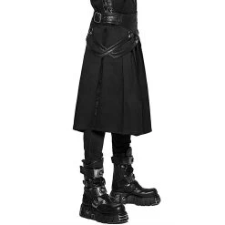 Demi-jupe Amovible Punk 'Alatheus' Noire -Magasin De Mode demi jupe amovible punk alatheus noire 9