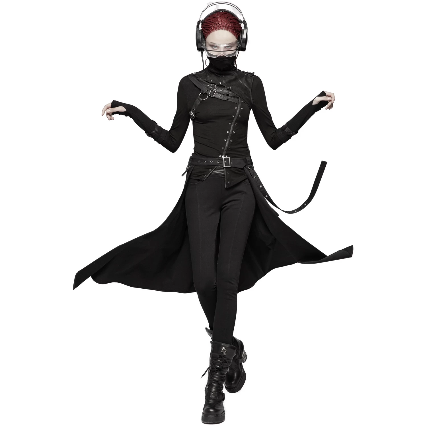 Demi-Jupe 'Hegoa' Noire 10 Demi-Jupe 'Hegoa' Noire – Image 8