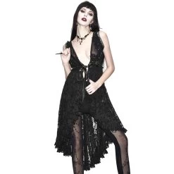 Déshabillé 'Romantic Goth' En Dentelle Noire -Magasin De Mode deshabille romantic goth en dentelle noire 4