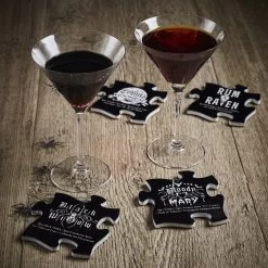 Dessous De Verre 'Gothic Cocktail' -Magasin De Mode dessous de verre gothic cocktail 1 2