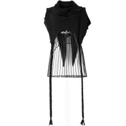 Echarpe à Capuche 'Hellebore' Noire -Magasin De Mode echarpe a capuche hellebore noire 10