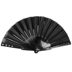 Eventail 'Gothic Spiked' Noir 15 Eventail 'Gothic Spiked' Noir -Magasin De Mode eventail gothic spiked noir 4