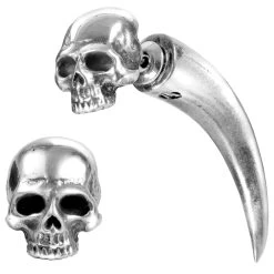 Faux Ecarteur D'Oreille 'Tomb Skull Horn'