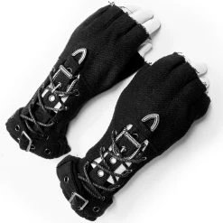 Gants Gothiques 'Astaroth' Noirs -Magasin De Mode gants gothiques astaroth noirs 7