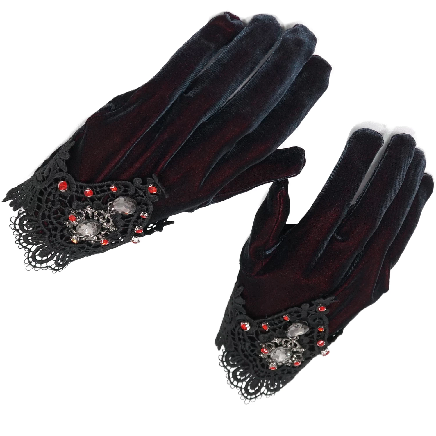 Gants 'Red Diamond' Bordeaux 7 Gants 'Red Diamond' Bordeaux – Image 5