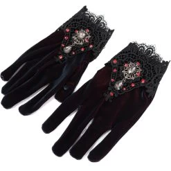 Gants 'Red Diamond' Bordeaux 15 Gants 'Red Diamond' Bordeaux -Magasin De Mode gants red diamond bordeaux 5