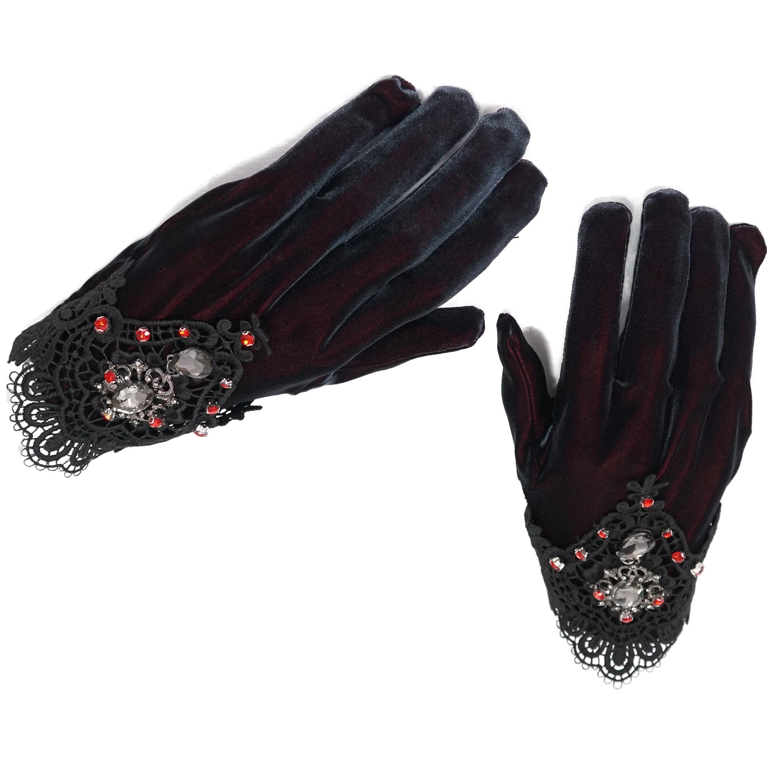 Gants 'Red Diamond' Bordeaux 3 Gants 'Red Diamond' Bordeaux