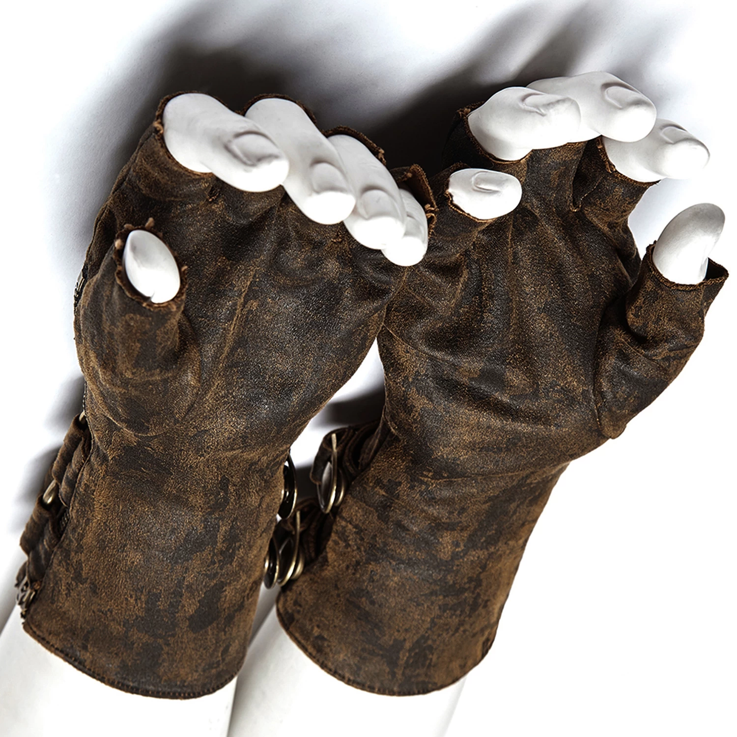 Gants Steampunk 'Mad Max' Marrons 10 Gants Steampunk 'Mad Max' Marrons â Image 8