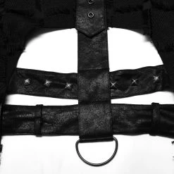 Gilet Asymétrique 'Decadent Grintalon' Noir -Magasin De Mode gilet asymetrique decadent grintalon noir 11