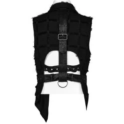 Gilet Asymétrique 'Decadent Grintalon' Noir -Magasin De Mode gilet asymetrique decadent grintalon noir 7