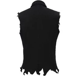 Gilet 'Distressed Heavy Metal' Noir -Magasin De Mode gilet distressed heavy metal noir 7