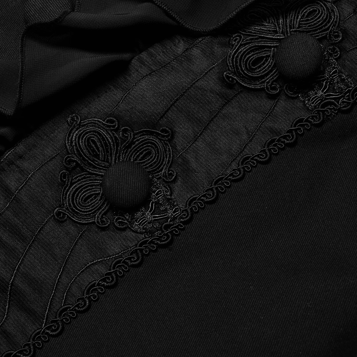 Gilet 'Gothic Noble Jacquard' Noir 15 Gilet 'Gothic Noble Jacquard' Noir – Image 13