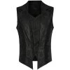 Gilet Gothique à Revers 'Saphrax' Noir 2 Gilet Gothique à Revers 'Saphrax' Noir -Magasin De Mode gilet gothique a revers saphrax noir