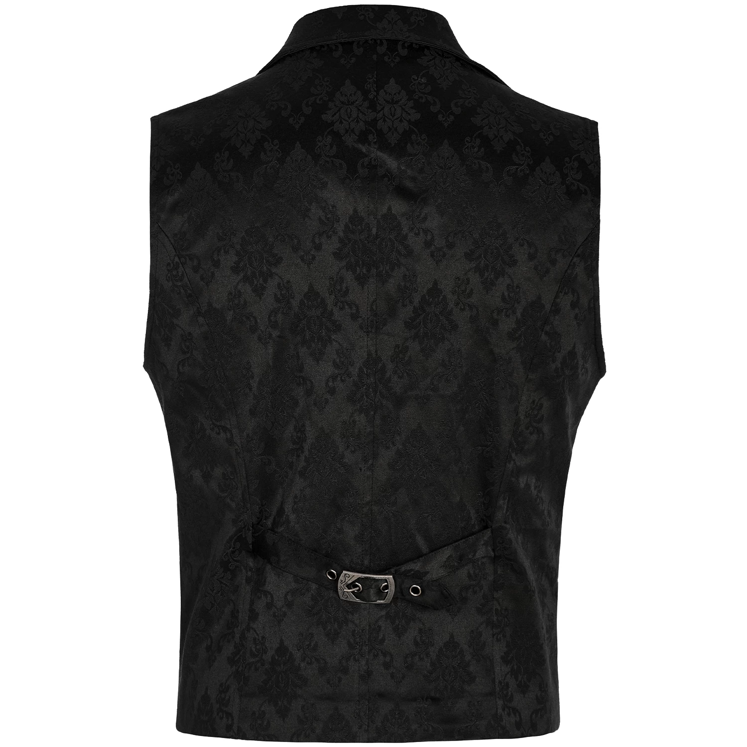 Gilet Gothique à Revers 'Saphrax' Noir 16 Gilet Gothique à Revers 'Saphrax' Noir – Image 14