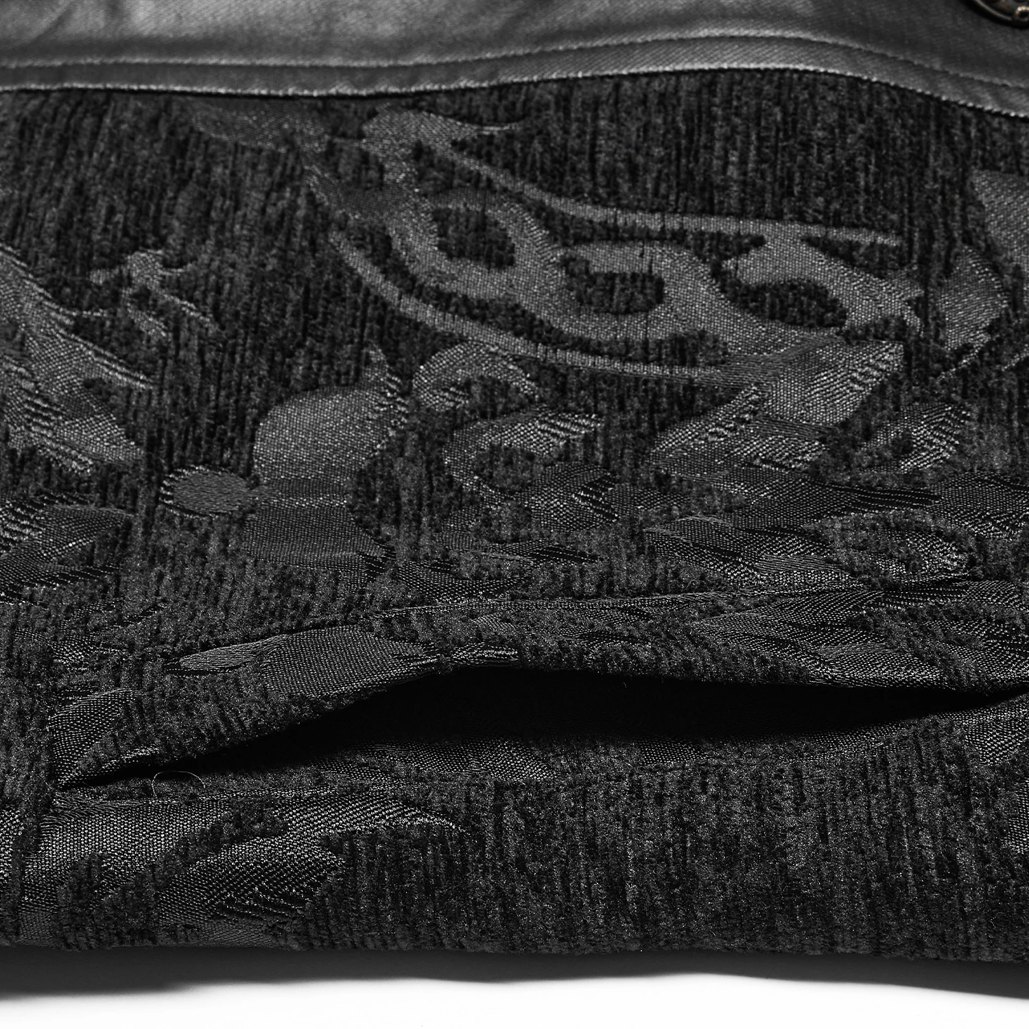 Gilet Gothique 'Arius' Noir 14 Gilet Gothique 'Arius' Noir – Image 12