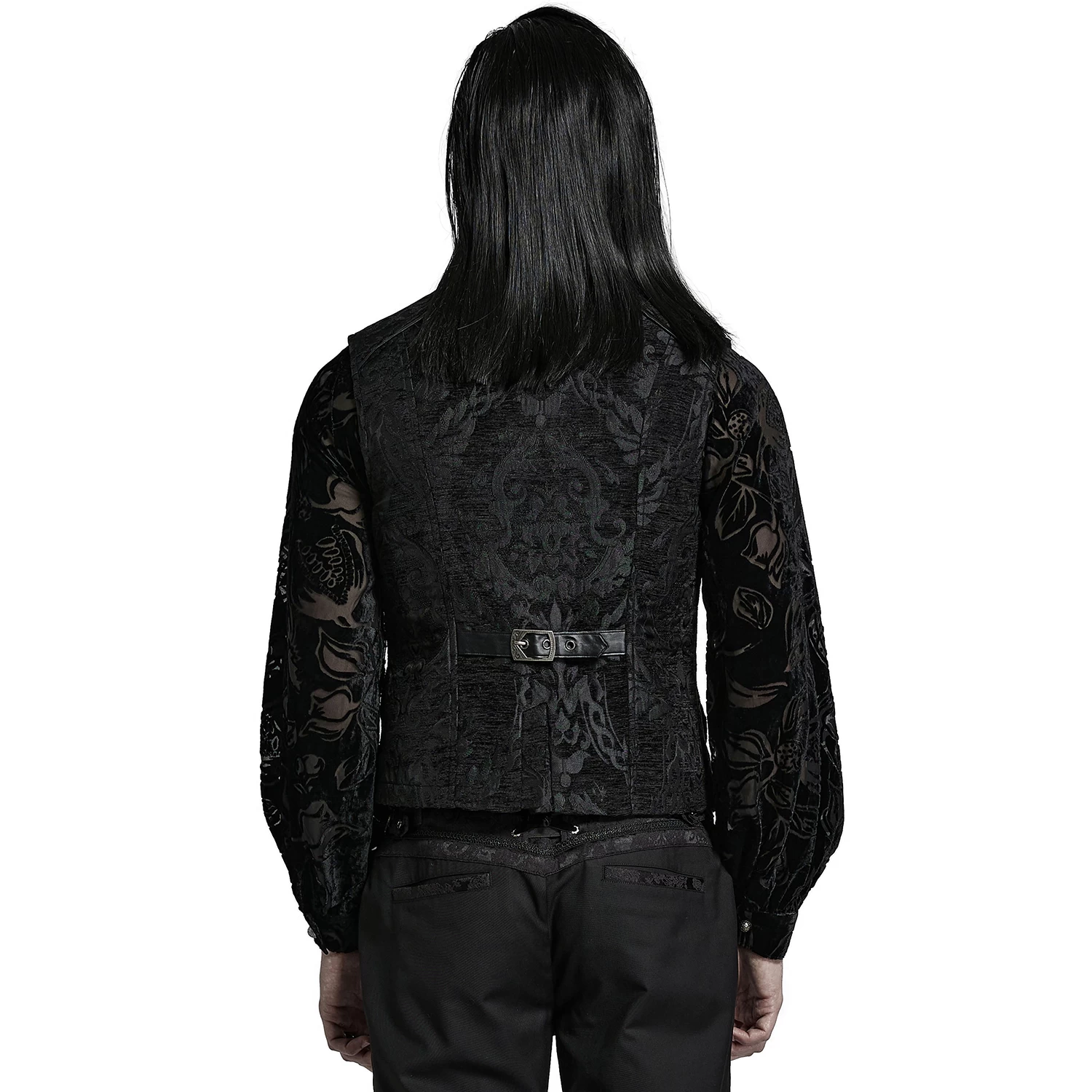 Gilet Gothique 'Arius' Noir 5 Gilet Gothique 'Arius' Noir – Image 3