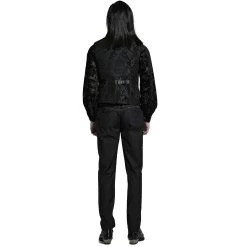 Gilet Gothique 'Arius' Noir 21 Gilet Gothique 'Arius' Noir -Magasin De Mode gilet gothique arius noir 5