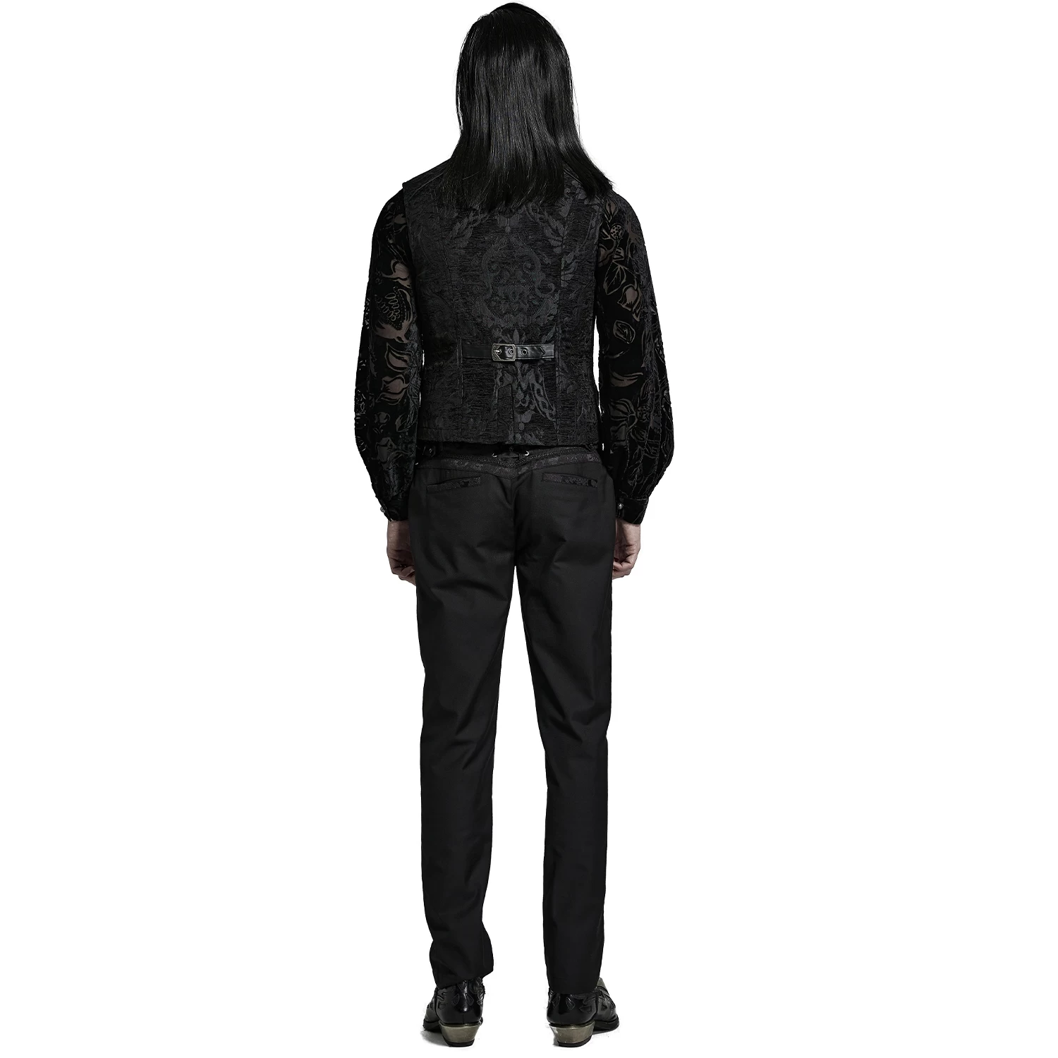 Gilet Gothique 'Arius' Noir 8 Gilet Gothique 'Arius' Noir – Image 6