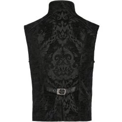 Gilet Gothique 'Arius' Noir 24 Gilet Gothique 'Arius' Noir -Magasin De Mode gilet gothique arius noir 8