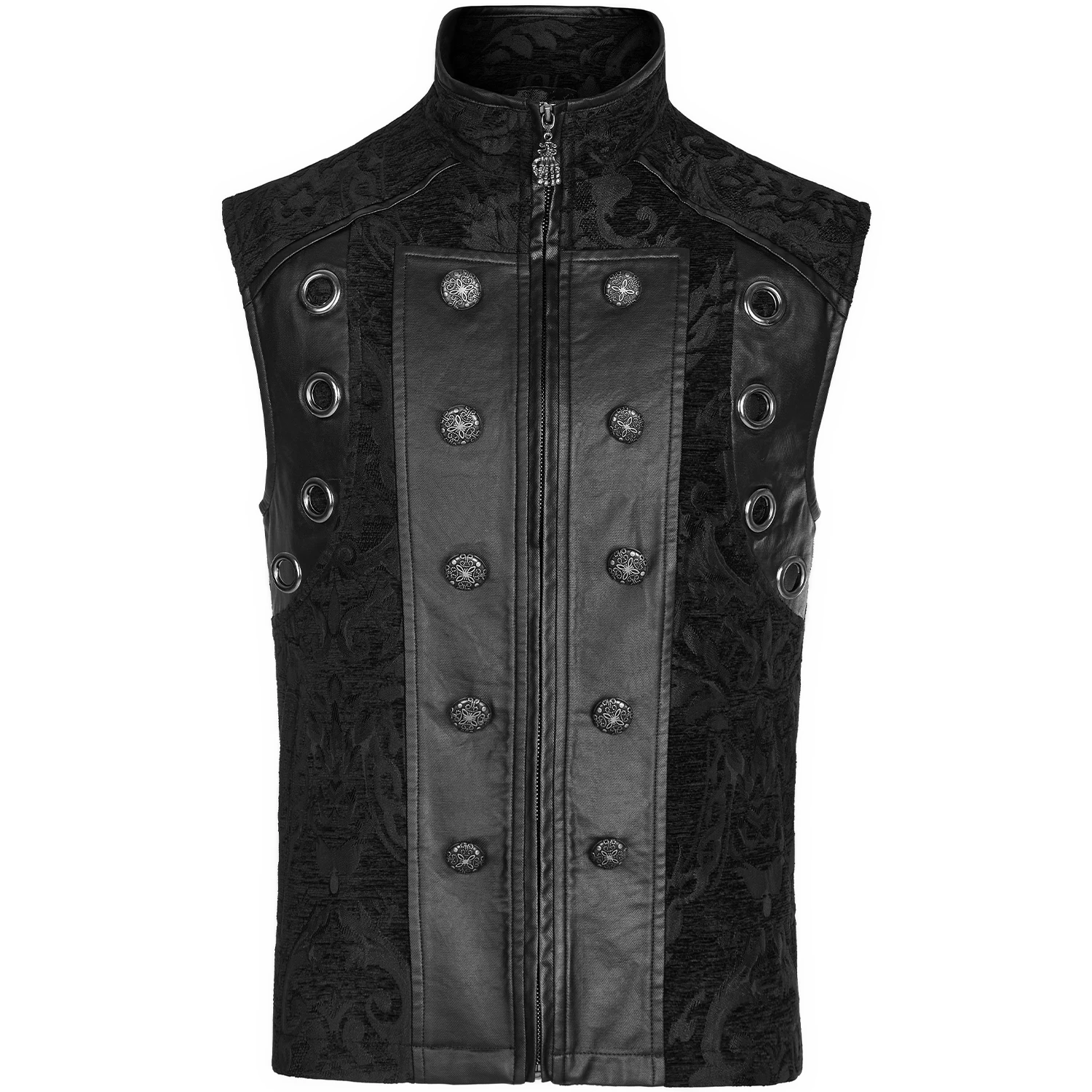 Gilet Gothique 'Arius' Noir 3 Gilet Gothique 'Arius' Noir