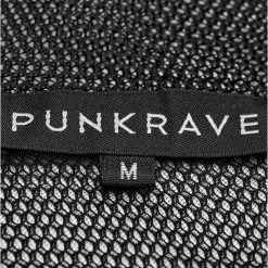 Gilet Gothique 'MeshMachine' Noir 23 Gilet Gothique 'MeshMachine' Noir -Magasin De Mode gilet gothique meshmachine noir 10