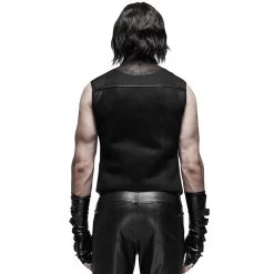 Gilet Gothique 'MeshMachine' Noir 15 Gilet Gothique 'MeshMachine' Noir -Magasin De Mode gilet gothique meshmachine noir 2