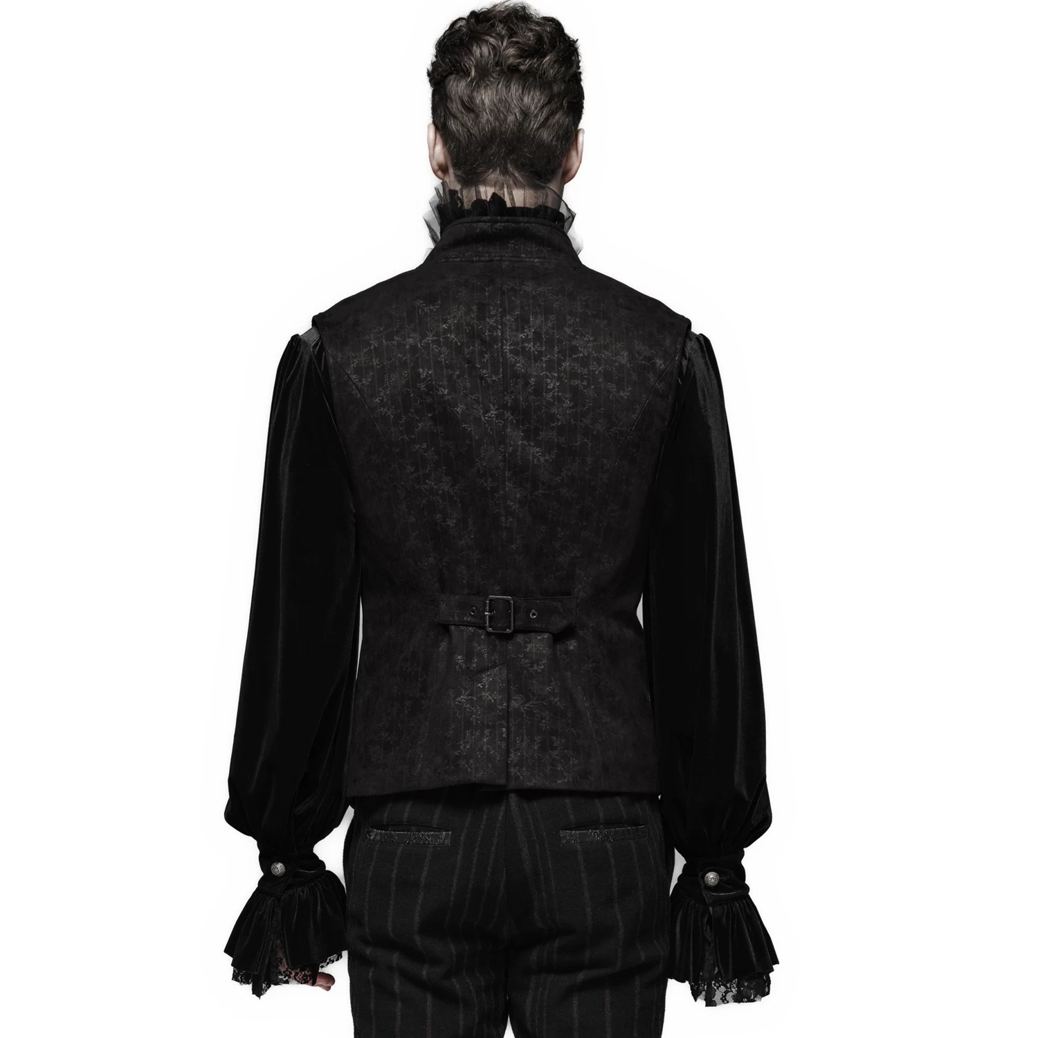 Gilet Gothique 'Nostalgic Lover' Noir 5 Gilet Gothique 'Nostalgic Lover' Noir – Image 3