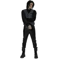 Gilet 'Lycidas' En Jacquard Bleu -Magasin De Mode gilet lycidas en jacquard bleu 6