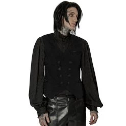 Gilet 'Lycidas' En Jacquard Noir 19 Gilet 'Lycidas' En Jacquard Noir -Magasin De Mode gilet lycidas en jacquard noir 3