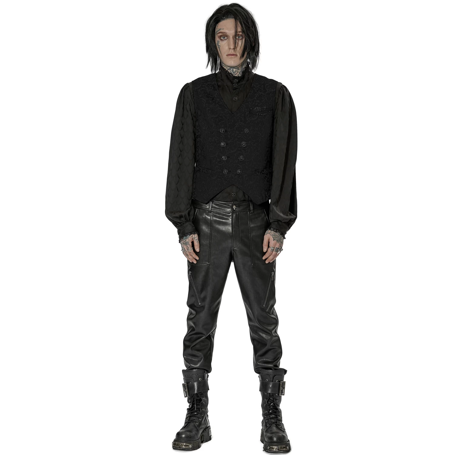 Gilet 'Lycidas' En Jacquard Noir 7 Gilet 'Lycidas' En Jacquard Noir – Image 5