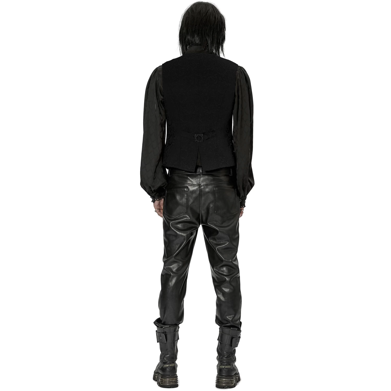 Gilet 'Lycidas' En Jacquard Noir 8 Gilet 'Lycidas' En Jacquard Noir – Image 6