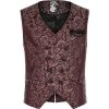 Gilet 'Lycidas' En Jacquard Rouge 1 Gilet 'Lycidas' En Jacquard Rouge -Magasin De Mode gilet lycidas en jacquard rouge