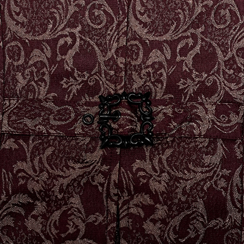 Gilet 'Lycidas' En Jacquard Rouge 14 Gilet 'Lycidas' En Jacquard Rouge – Image 12