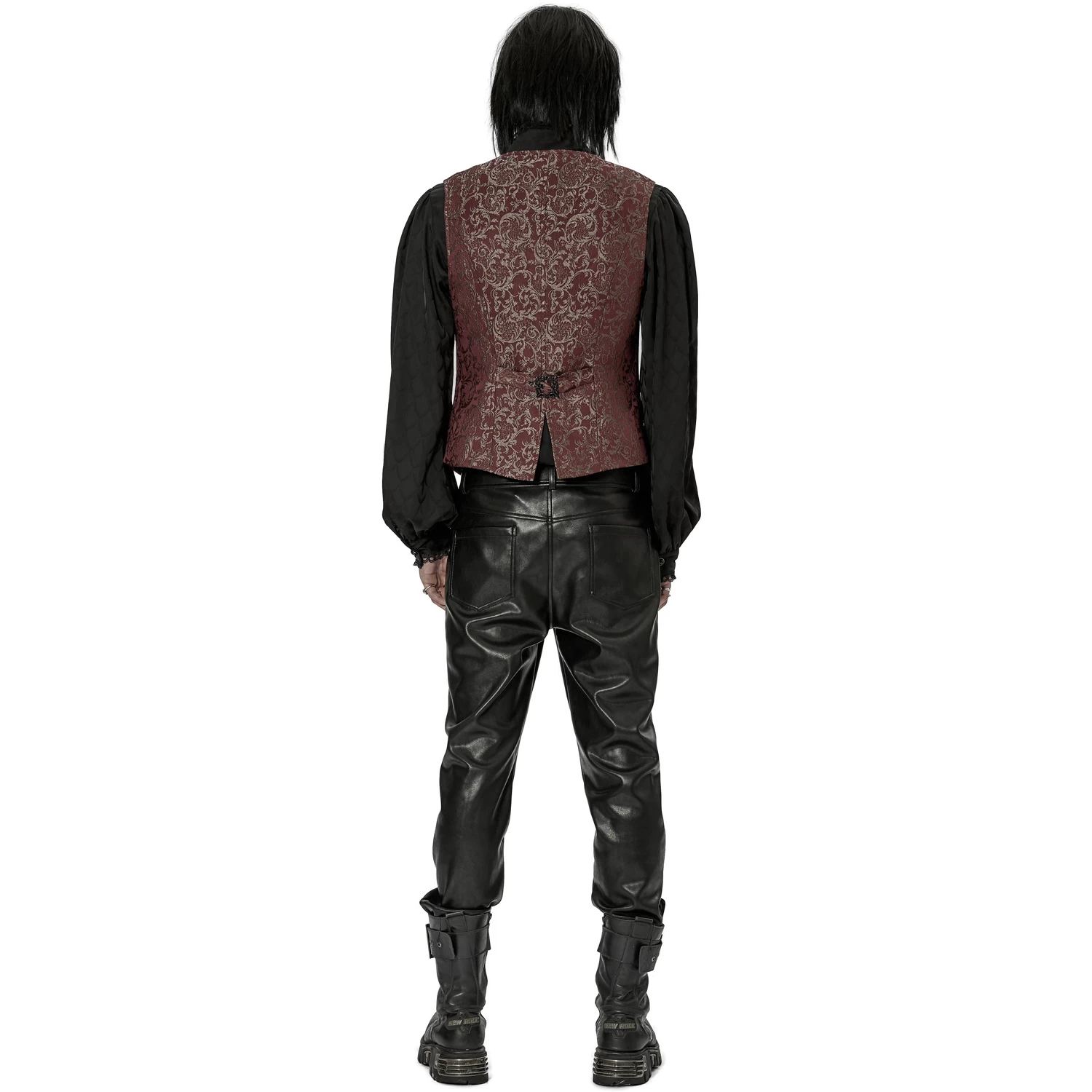 Gilet 'Lycidas' En Jacquard Rouge 7 Gilet 'Lycidas' En Jacquard Rouge – Image 5