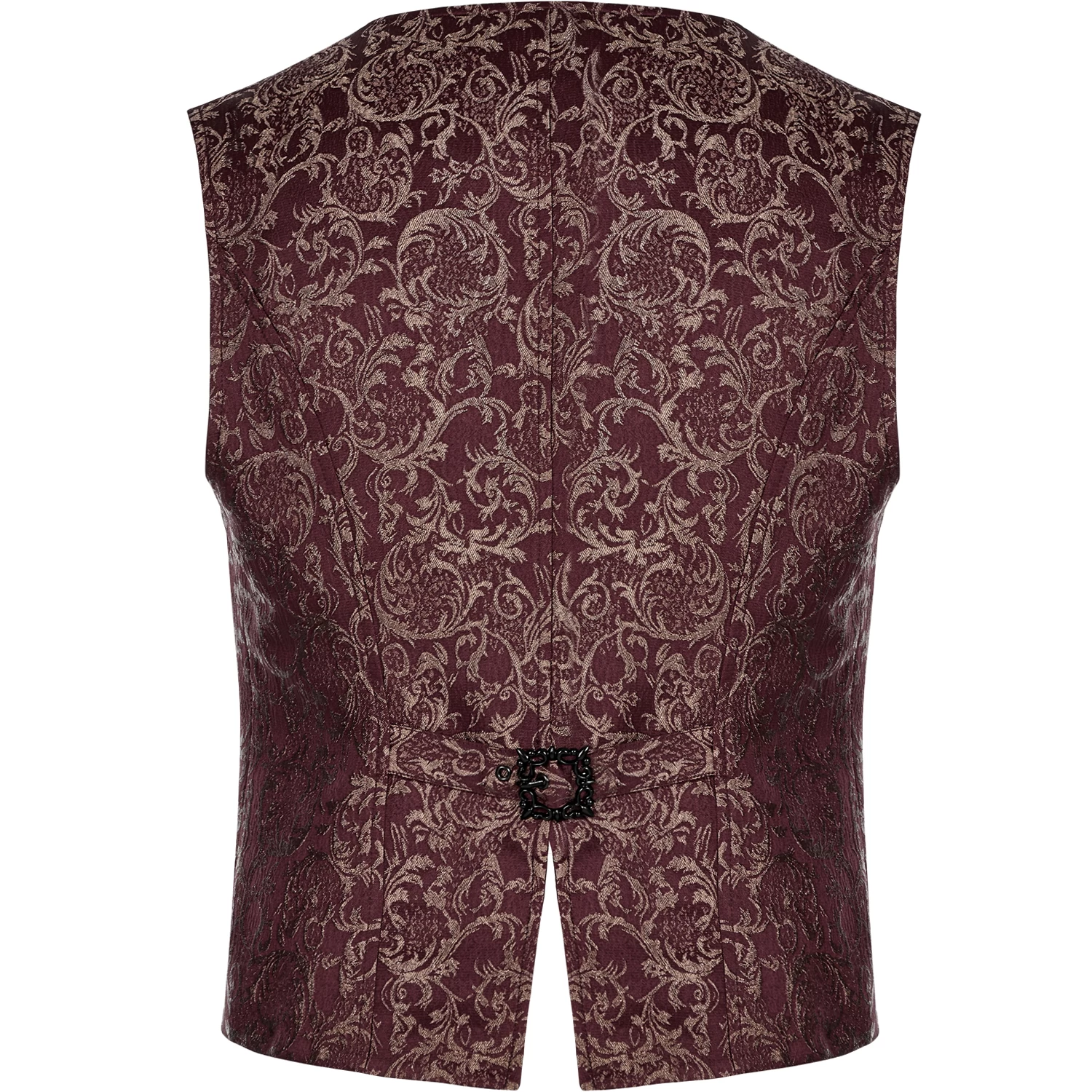Gilet 'Lycidas' En Jacquard Rouge 10 Gilet 'Lycidas' En Jacquard Rouge – Image 8