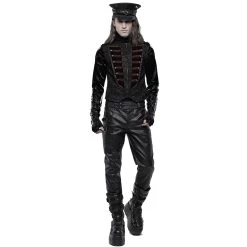 Gilet 'Silvanus' En Brocart Noir Et Velours Bordeaux 18 Gilet 'Silvanus' En Brocart Noir Et Velours Bordeaux -Magasin De Mode gilet silvanus en brocart noir et velours bordeaux 4