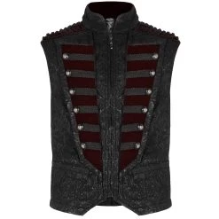 Gilet 'Silvanus' En Brocart Noir Et Velours Bordeaux 19 Gilet 'Silvanus' En Brocart Noir Et Velours Bordeaux -Magasin De Mode gilet silvanus en brocart noir et velours bordeaux 5