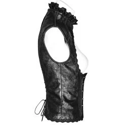 Gilet Underbust Steampunk 'Nereid' Noir -Magasin De Mode gilet underbust steampunk nereid noir 10