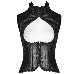 Gilet Underbust Steampunk 'Nereid' Noir