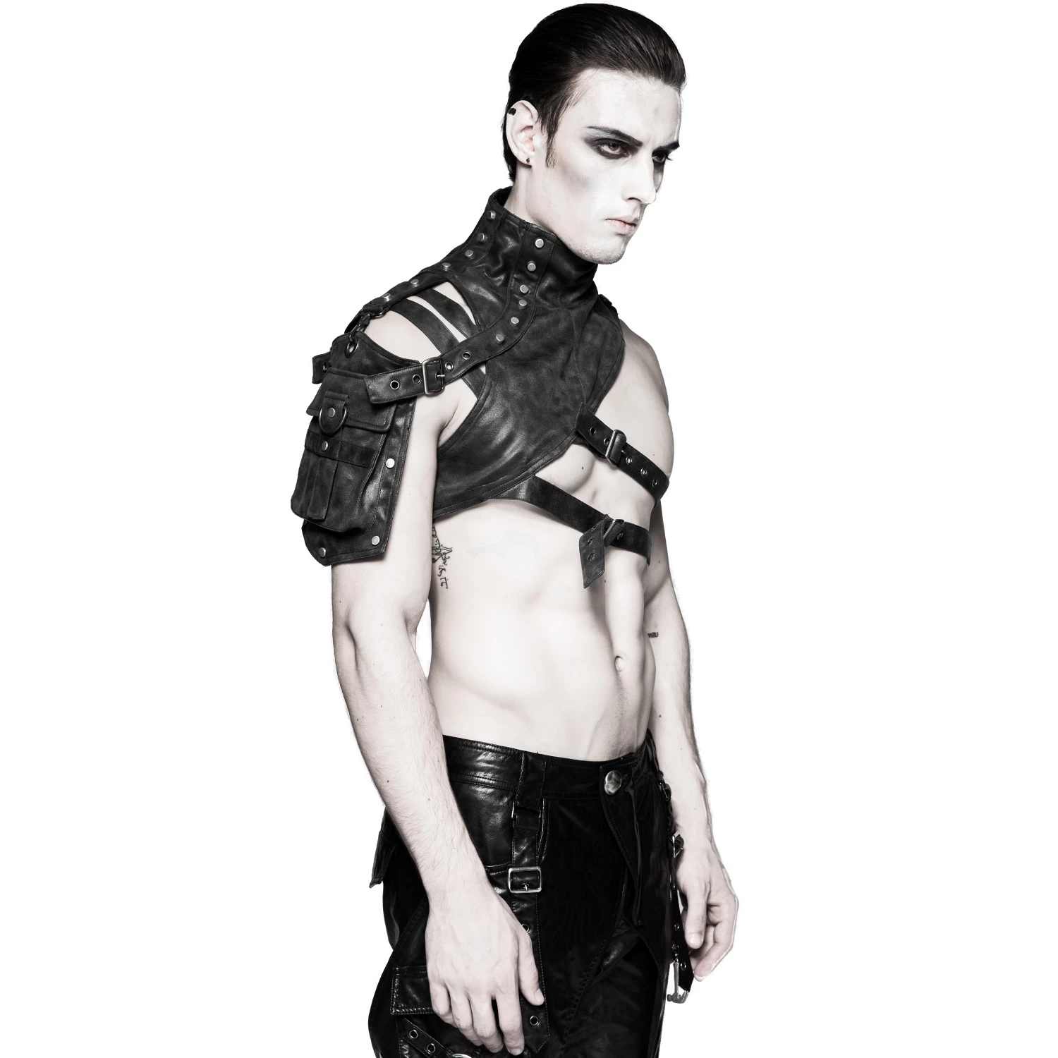 Harnais D'Epaule Steampunk 'Catharsis' Noir 4 Harnais D'Epaule Steampunk 'Catharsis' Noir – Image 2