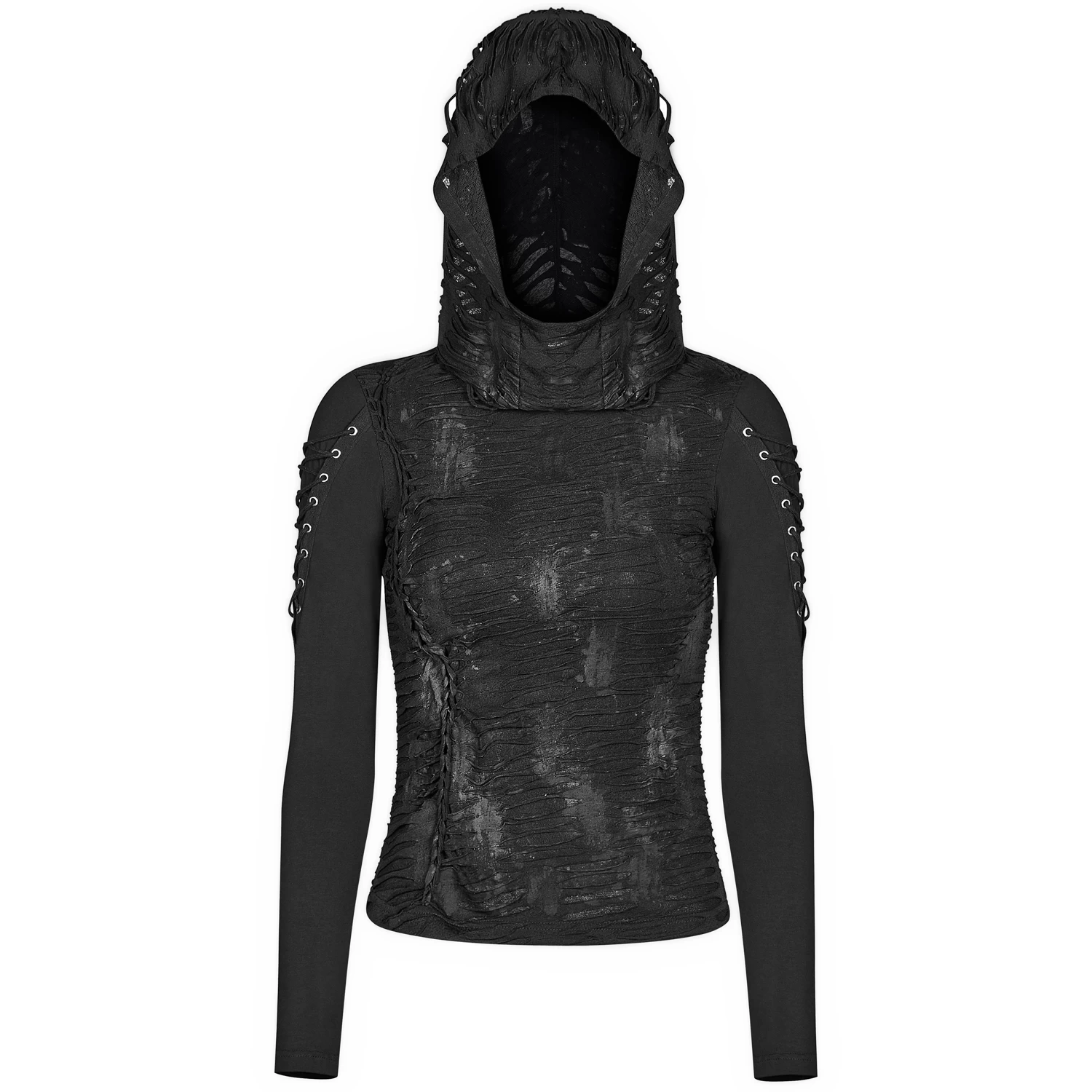 Haut à Capuche 'Destruction Unit' Noir 13 Haut à Capuche 'Destruction Unit' Noir – Image 11