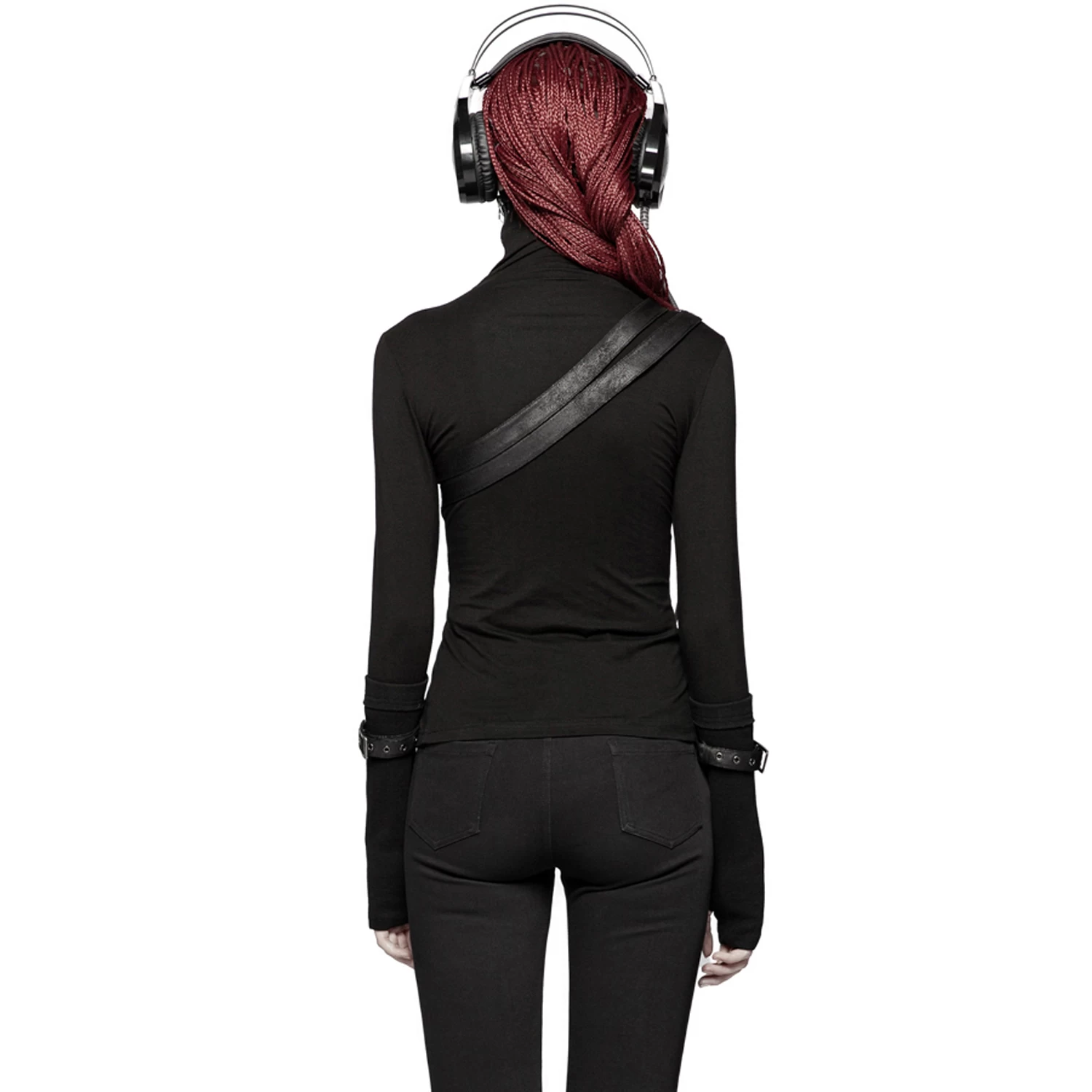 Haut à Col Roulé 'Hegoa' Noir 5 Haut à Col Roulé 'Hegoa' Noir – Image 3