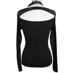 Haut à Manches Longues 'Esmerée' Noir -Magasin De Mode haut a manches longues esmeree noir 10